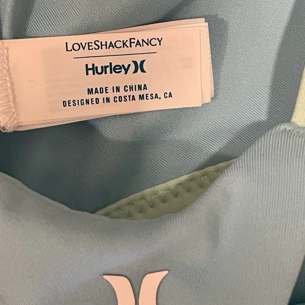 LoveShackFancy Blue and Pink Bikini - Picture 8 of 12